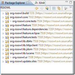 RSSOwl Package Explorer