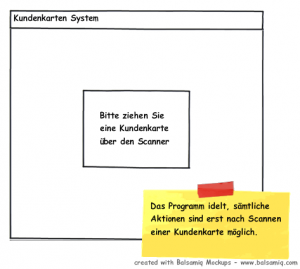 Ein Entwurf für einen Standbyscreen für eine Java Swing Oberfläche